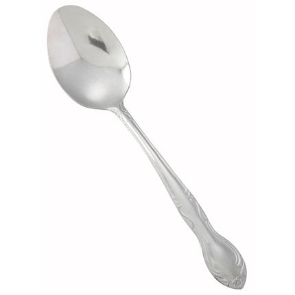 Winco 0004-10 8 3/8" Elegance Flatware Stainless Steel Tablespoon