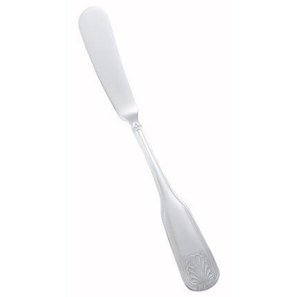 Winco 0006-12 7 1/16" Toulouse Flatware Stainless Steel Butter Spreader