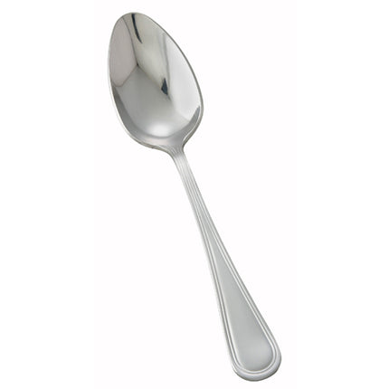 Winco 0021-10 8 1/4" Continental Flatware Stainless Steel European Dinner Spoon