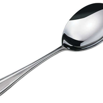 Winco 0030-21 9" Shangarila Flatware Stainless Steel Large Bowl Serving Spoon