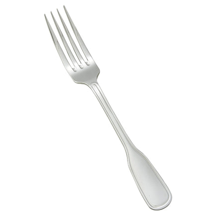 Winco 0033-11 8 1/8" Oxford Flatware Stainless Steel European Size Table Fork