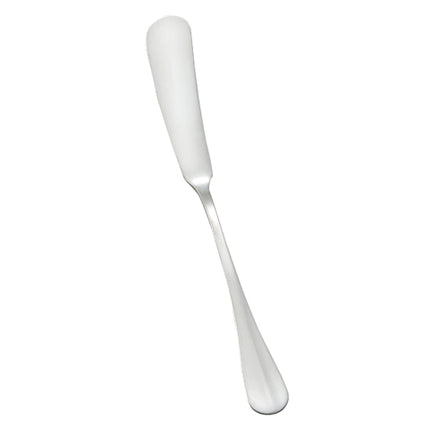 Winco 0034-12 6 5/8" Stanford Flatware Stainless Steel Butter Spreader