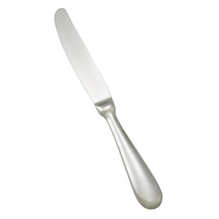 Winco 0034-18 9 5/8" Stanford Flatware Stainless Steel Table Knife with Hollow Handle