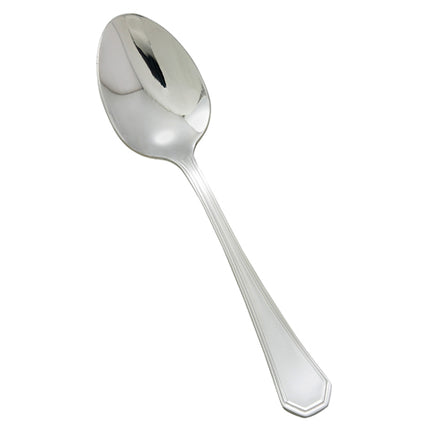 Winco 0035-10 8 1/4" Victoria Flatware European Size Table Spoon - 12/Case