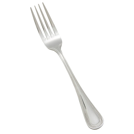 Winco 0036-11 8 1/8" Deluxe Pearl Flatware European Size Dinner Fork