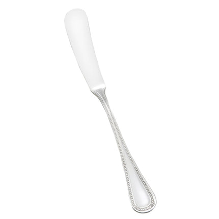 Winco 0036-12 6 3/4" Deluxe Pearl Flatware Stainless Steel Butter Spreader