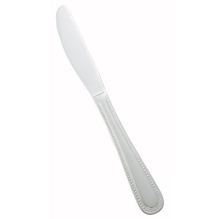 Winco 0036-16 8 3/8" Deluxe Pearl Flatware Stainless Steel Salad Knife