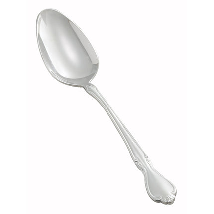 Winco 0039-10 8-1/2" Chantelle Flatware 18/8 Stainless Steel European Size Tablespoon