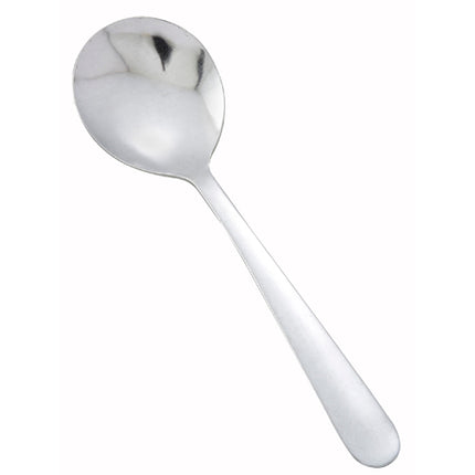 Winco 0082-04 6" Stainless Steel Windsor Bouillon Spoon