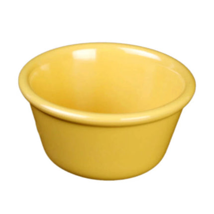 Yanco NC-538YW Melamine 3 3/8", 4 Oz Smooth Ramekin Yellow