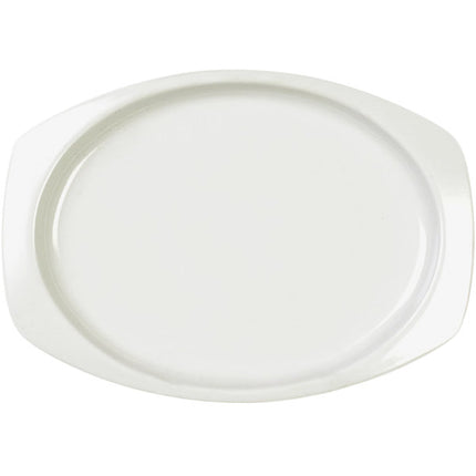 Yanco NS-215W Nessico Melamine 15" x 10 1/2" Rectangular Platter White