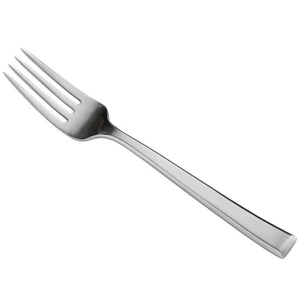 Santorini Satin 7 1/4" 18/10 Stainless Steel Extra Heavy Weight Salad Fork - 12/Case