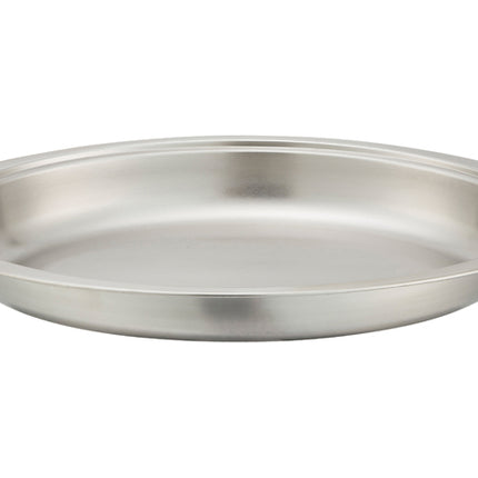 Winco 202-FP Stainless Steel 6 Qt Oval Food Pan