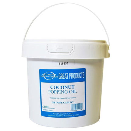 Winco Benchmark 40011 Coconut Popping Oil 1 Gallon