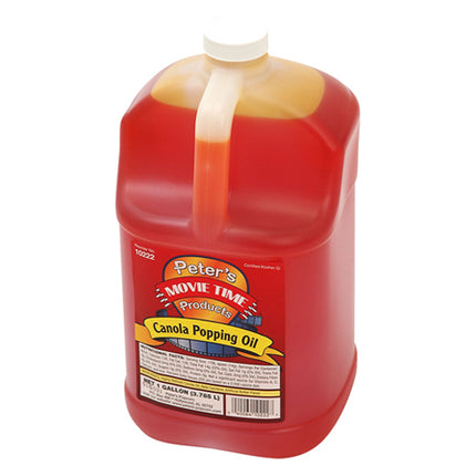 Winco Benchmark 40012 Canola Popping Oil 1 Gallon