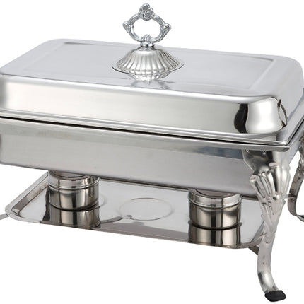 Winco 408-1 Crown 8 Qt. Full Size Chafer