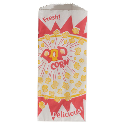 Winco Benchmark 41001 Popcorn Supplies Popcorn Paper Bags 1 oz.