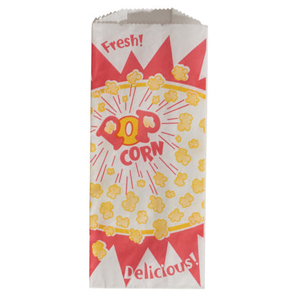 Winco Benchmark 41002 Popcorn Supplies Popcorn Paper Bags 1.5 oz.