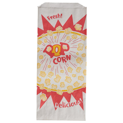 Winco Benchmark 41003 Popcorn Supplies Popcorn Paper Bags 2 oz.