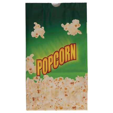 Winco Benchmark 41230 Popcorn Butter Bags Popcorn Supplies 130 oz. Green