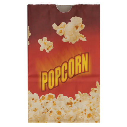 Winco Benchmark 41232 Popcorn Butter Bags Popcorn Supplies 32 oz. Red
