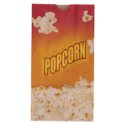 Winco Benchmark 41246 Popcorn Butter Bags Popcorn Supplies 46 oz. Orange