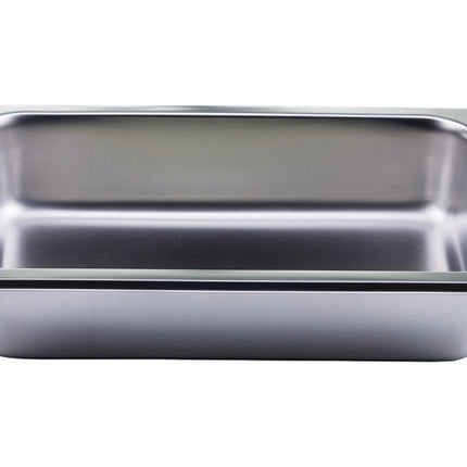 Winco 508-FP Stainless Steel Rectangular Food Pan for 4 Qt. 508 Crown Chafer