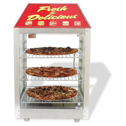 Winco Benchmark 51040 Stainless Steel 12" Countertop Hot Food Display Case