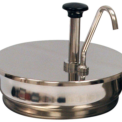 Winco Benchmark 56752 Stainless Steel Condiment Pump Inset Pan 7 qt.