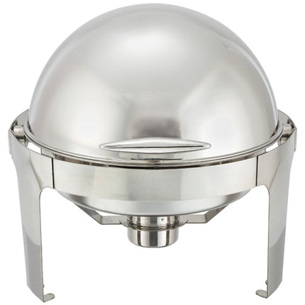 Winco 602 Madison 6 Qt. Stainless Steel Round Chafer