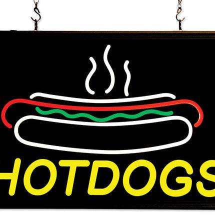 Winco Benchmark 92002 Ultra Bright Hotdogs Merchandising Sign LED