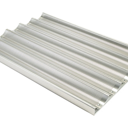 Winco ABPN-5 Aluminum Five Slot Baguette Pan