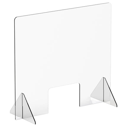 Winco ACSS-3632W Countertop Safety Shield with Window, 36" x 32"