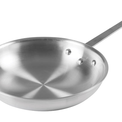 Winco AFP-14A Gladiator 14" Aluminum Fry Pan with Natural Finish