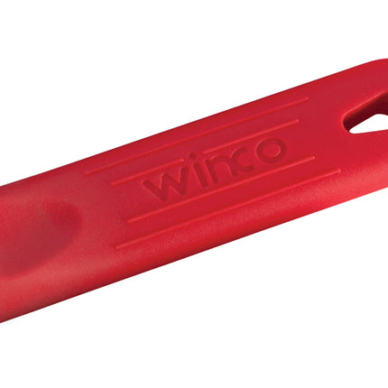 Winco AFP-2HX Red 5-1/2" Removable Silicone Sleeves for 10" and 12" Fry and Sauce Pans