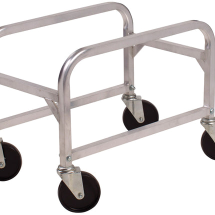 Winco ALBC-1 Aluminum Lug Box Cart - 1 Lug Capacity