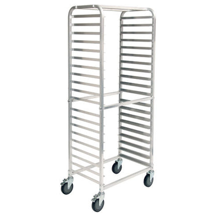 Winco AWRS-20BK Aluminum 20-Tier Side-Load Sheet Pan Rack