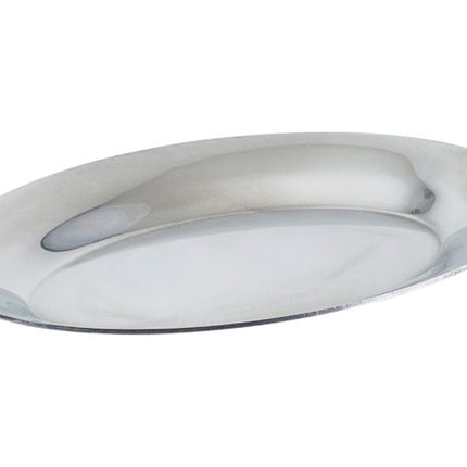 Winco APL-11 Oval 11" Aluminum Sizzler Platter