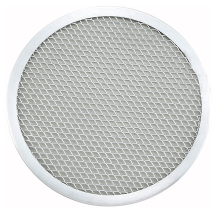 Winco APZS- 10 Round 10" Diameter Seamless Aluminum Mesh Pizza Screen