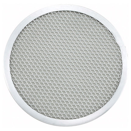 Winco APZS- 8 Round 8" Diameter Seamless Aluminum Mesh Pizza Screen