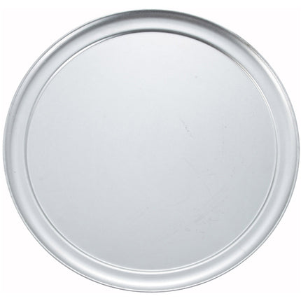 Winco APZT-14 14" Wide-Rim Aluminum Pizza Pan