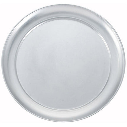 Winco APZT-12 12" Wide-Rim Aluminum Pizza Pan