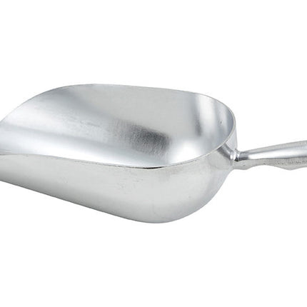 Winco AS-85 One-Piece Aluminum Scoop - 85 oz.