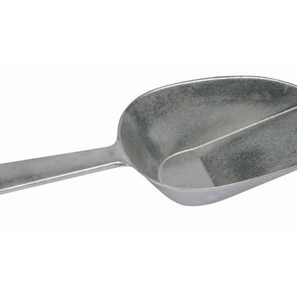 Winco ASFB-16 One Piece Flat Bottom Aluminum Scoop - 16 oz.