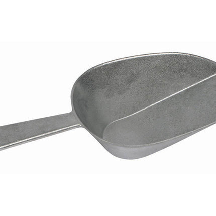 Winco ASFB-24 One Piece Flat Bottom Aluminum Scoop - 24 oz.