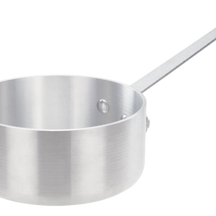 Winco ASP-2SW 2-1/2 qt. Heavyweight Straight Sided Aluminum Sauce Pan