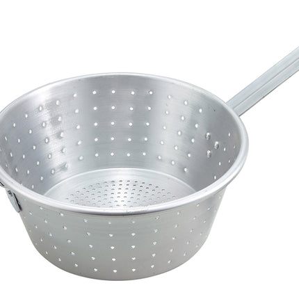 Winco ASS-10 10" Aluminum Spaghetti Strainer