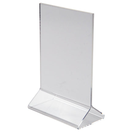 Winco ATCH-46 4" x 6" Acrylic Tabletop Displayette