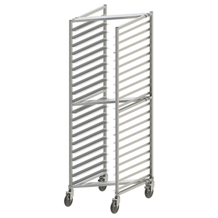 Winco AWZK-20 20 Tier Nesting Full Height Bun/Sheet Pan Rack with Brake