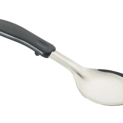 Winco BHOP-11 11" Solid Basting Spoon With Stop with Coated Handle